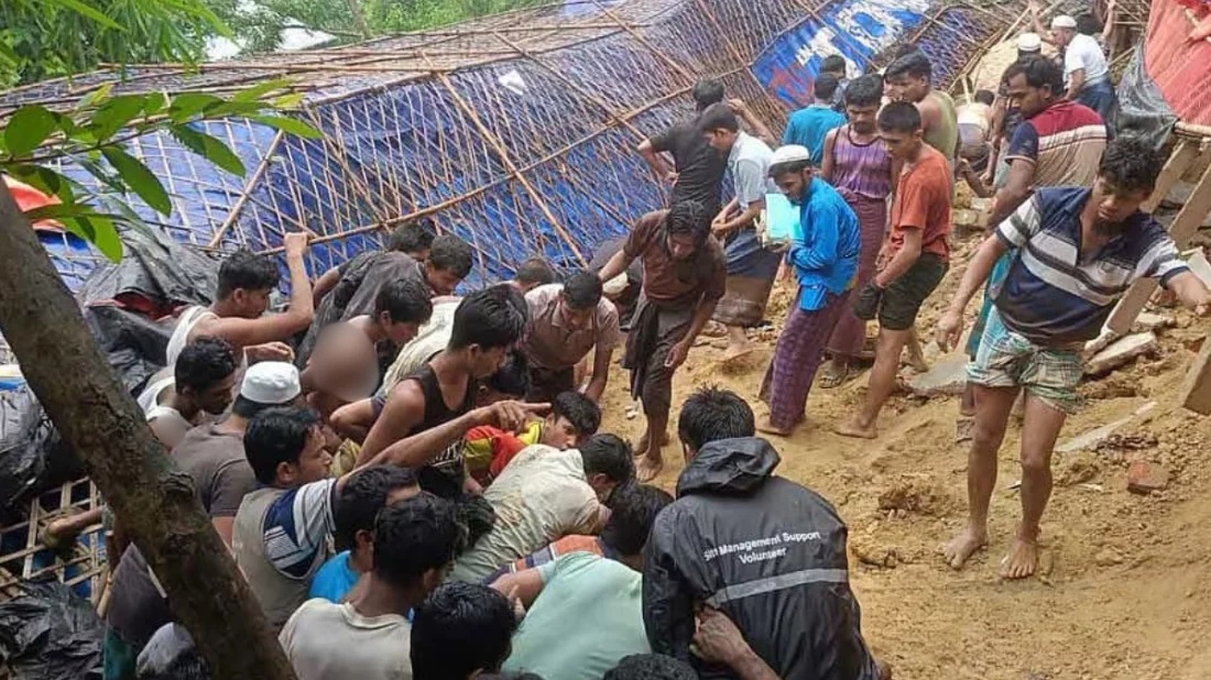উখিয়ায় পাহাড়ধসের ঘটনায় নিহত বেড়ে ৮, জীবিত উদ্ধার ১৪