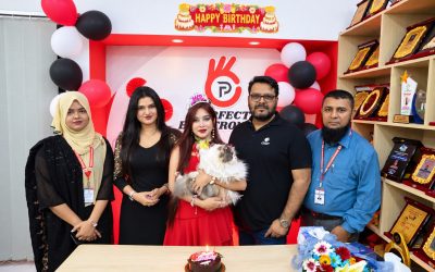 পারফেক্ট ইলেকট্রনিক্সের হেড অফিসে নাজমী জান্নাতের জন্মদিন উদযাপন